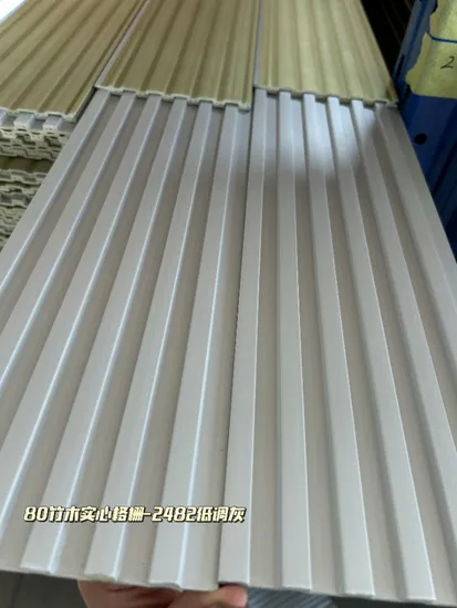 Durable Anti-Scratch Stain-Resistant Interior Decoration 3D PVC Fluted Wall Panel