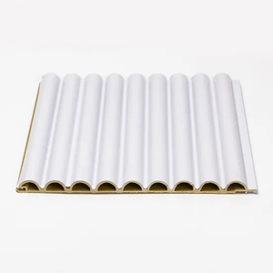 Cost Efficient Interior Decoration Waterproof Moisture-Proof Fluted PVC Ceiling Wall Panel