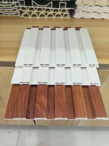 Factory PVC Panel Waterproof Anti-Mold Home Decoration Plastic WPC Fluted Wall Panel