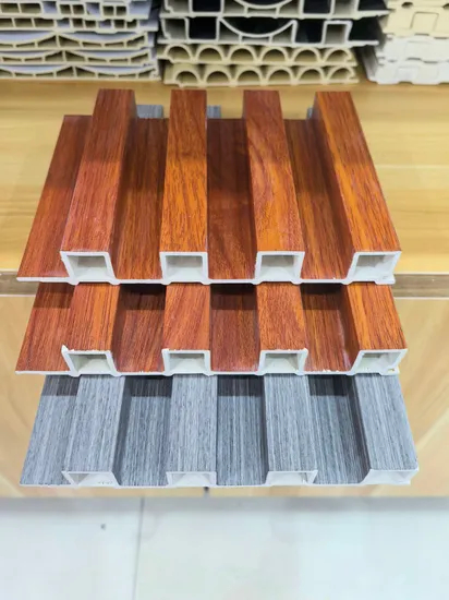 Custom Lightweight Moisture-Proof Easy Mantanin Interior Decoration PVC Fluted Wall Panel