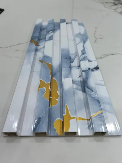 Factory 3D Panel Waterproof Anti-Mold Home Decoration Plastic WPC Fluted Wall Panel