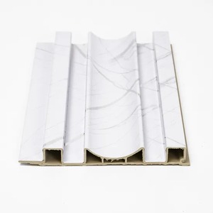 Factory Direct Supply Eco-Friendly Waterproof Anti-Scratch Interior Decorative Fluted PVC Wall Panel