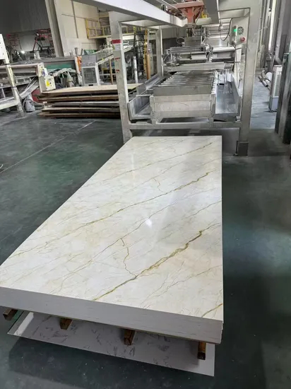 Building Material Decorative 3D UV PVC Marble Sheet Cladding Wall Ceiling Panel